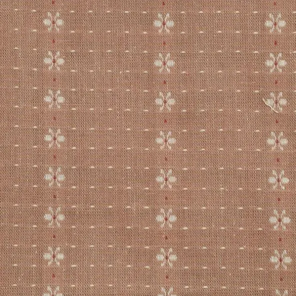 Корейский хлопок фактурный Цветочки 36*45см цв.пыльная роза 88-109 NEW для кукол