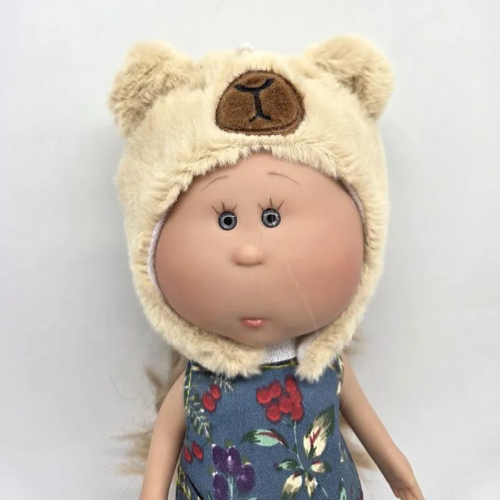 Шапочка плюшевая для кукол Капибара обхват 23см 278-02 для кукол