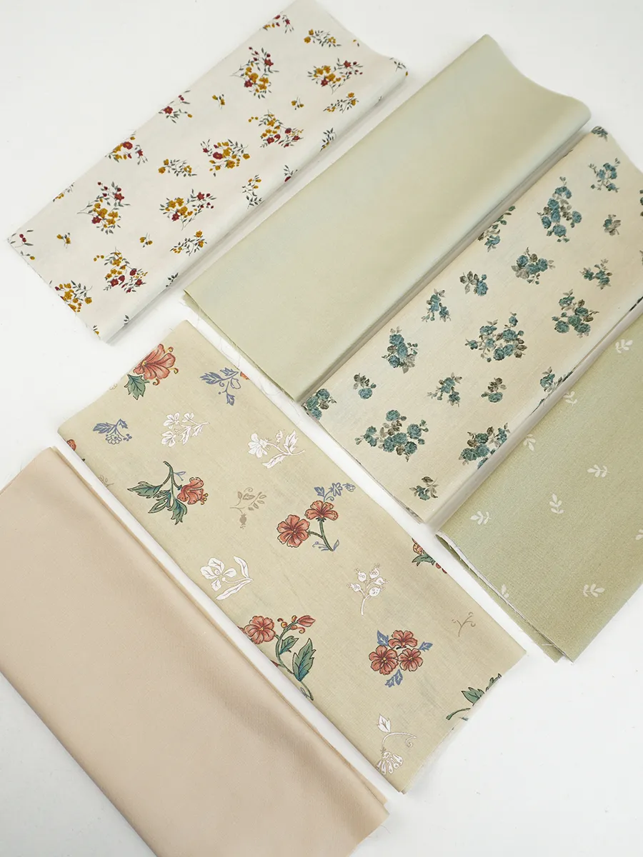 Набор ткани Сатин №4 "Вэнди" 45*30см 6шт. 27791 для кукол | 3