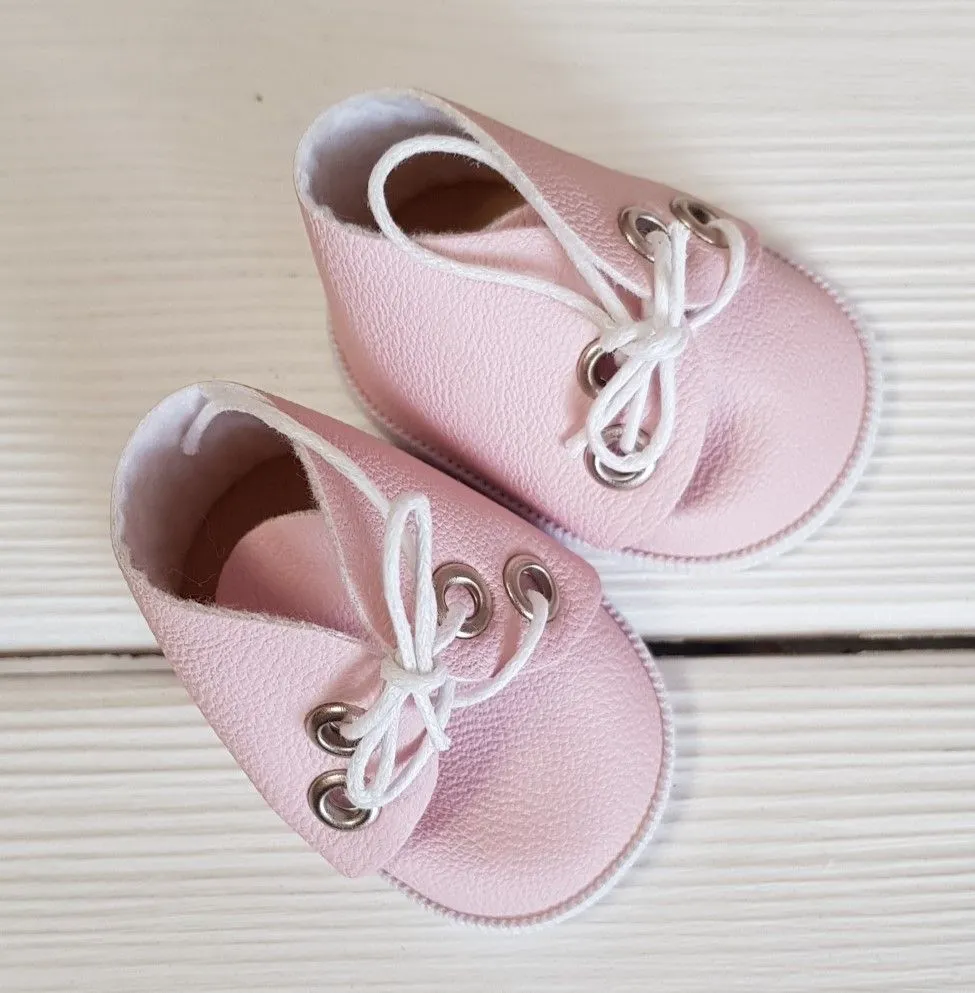 Ботиночки 5,5 см розовые Б-10  для кукол | 1