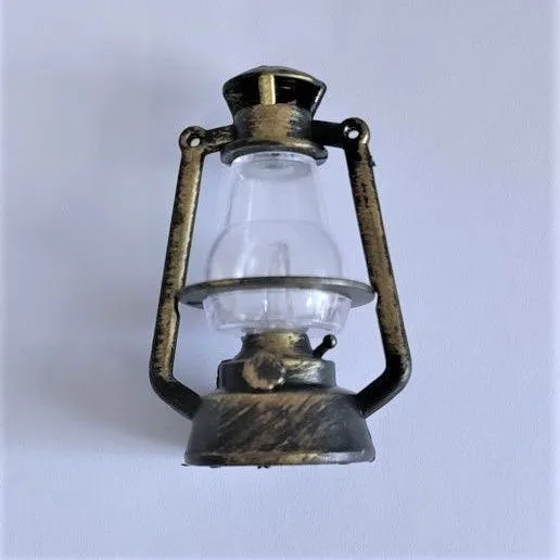 Фонарь для трубочиста 7см цв.бронза Ф-03 для кукол