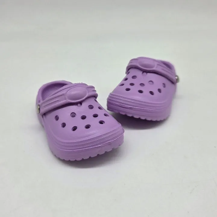 Кроксы 8,3см цв.сиреневый (12) К-187 для кукол