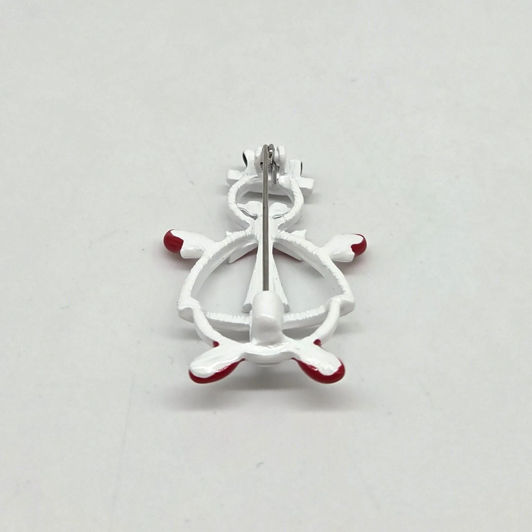 Брошь Снеговик 4,5*3см 27856 для кукол | 1