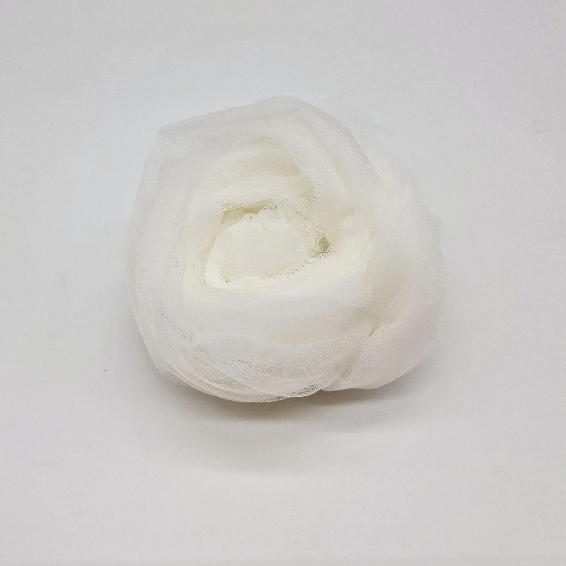 Фатин мягкий цв.Молочный (8002) 100*100см для кукол | 1