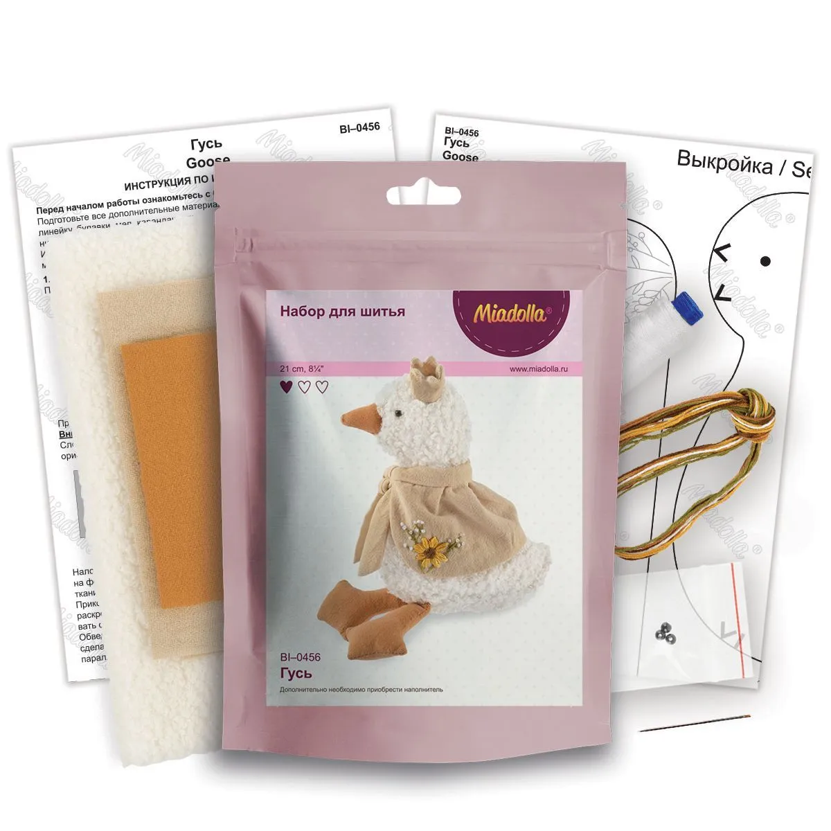 Набор для шитья "Miadolla" BI-0456 Гусь для кукол | 3