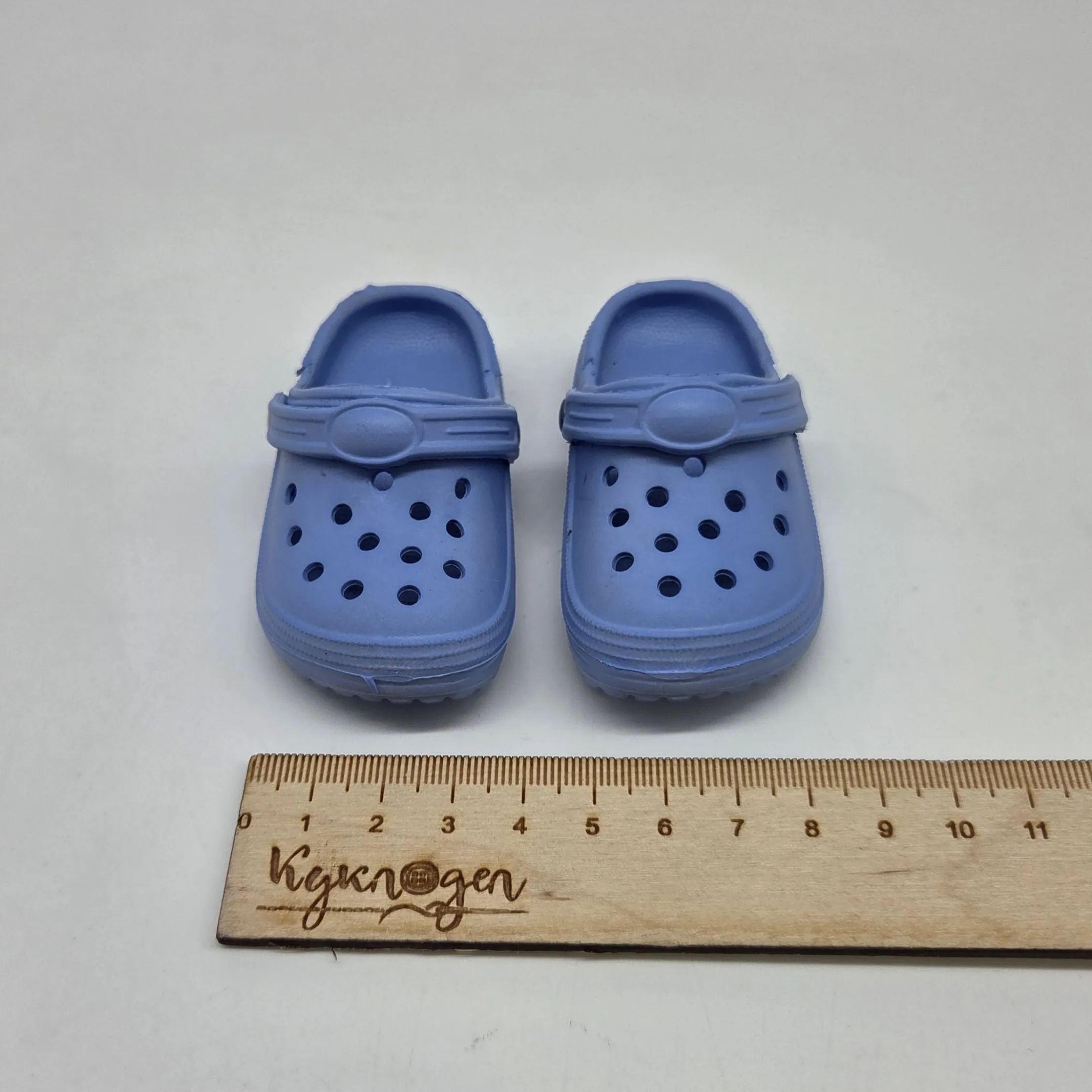 Кроксы 8,3см цв.фиалковый (04) К-187 для кукол | 1