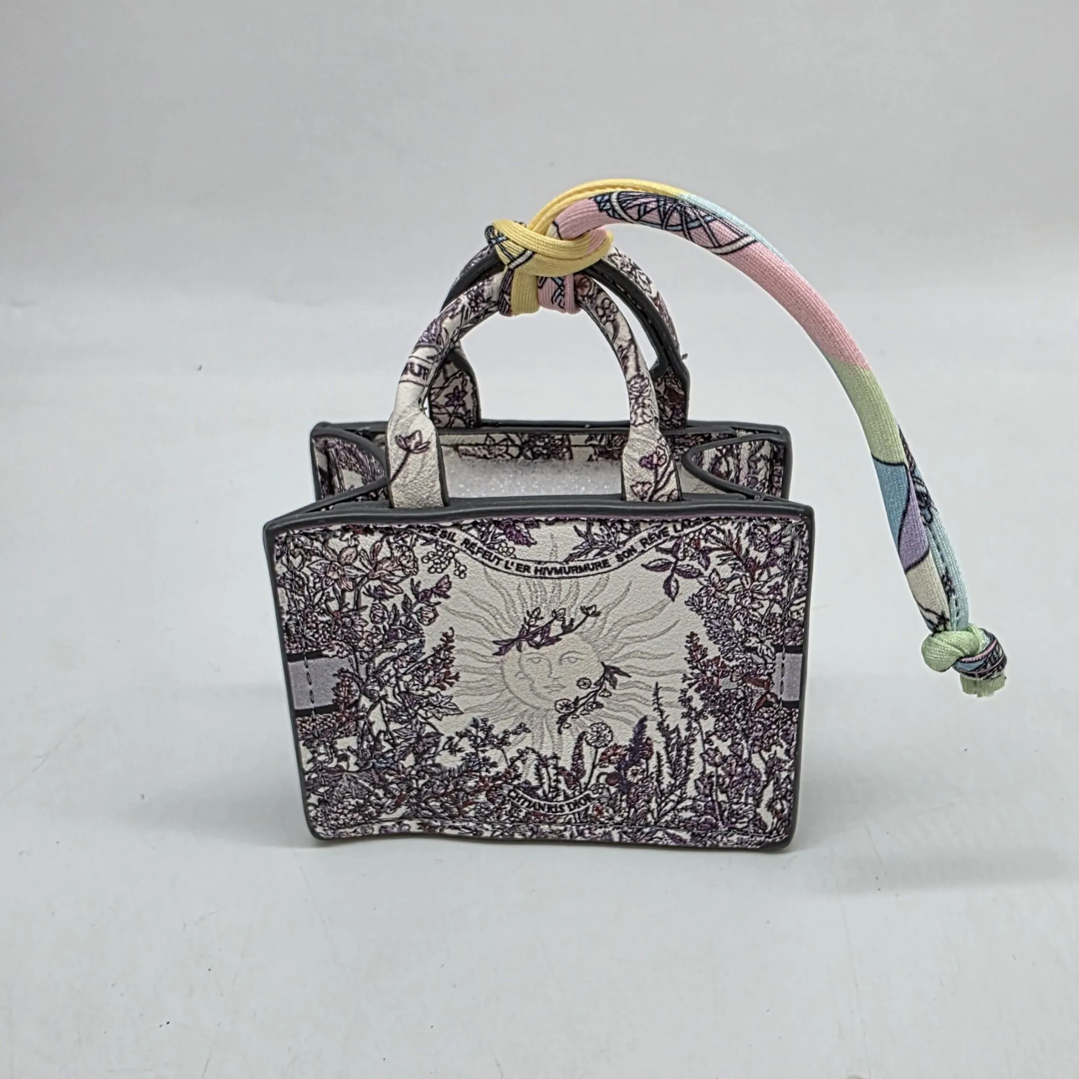 Сумка CD 7,7*6*4см цв.серый/фиолетовый (07) С-155 для кукол | 1