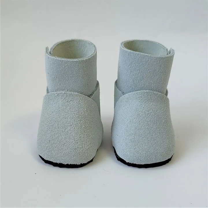 Сапожки С-99 замша цв.голубой 5,5см для кукол