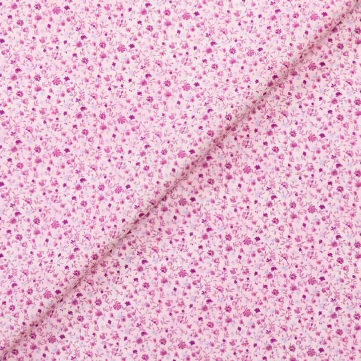 Ткань хлопковая 4517 цв.розовый (504) 50*55см для кукол