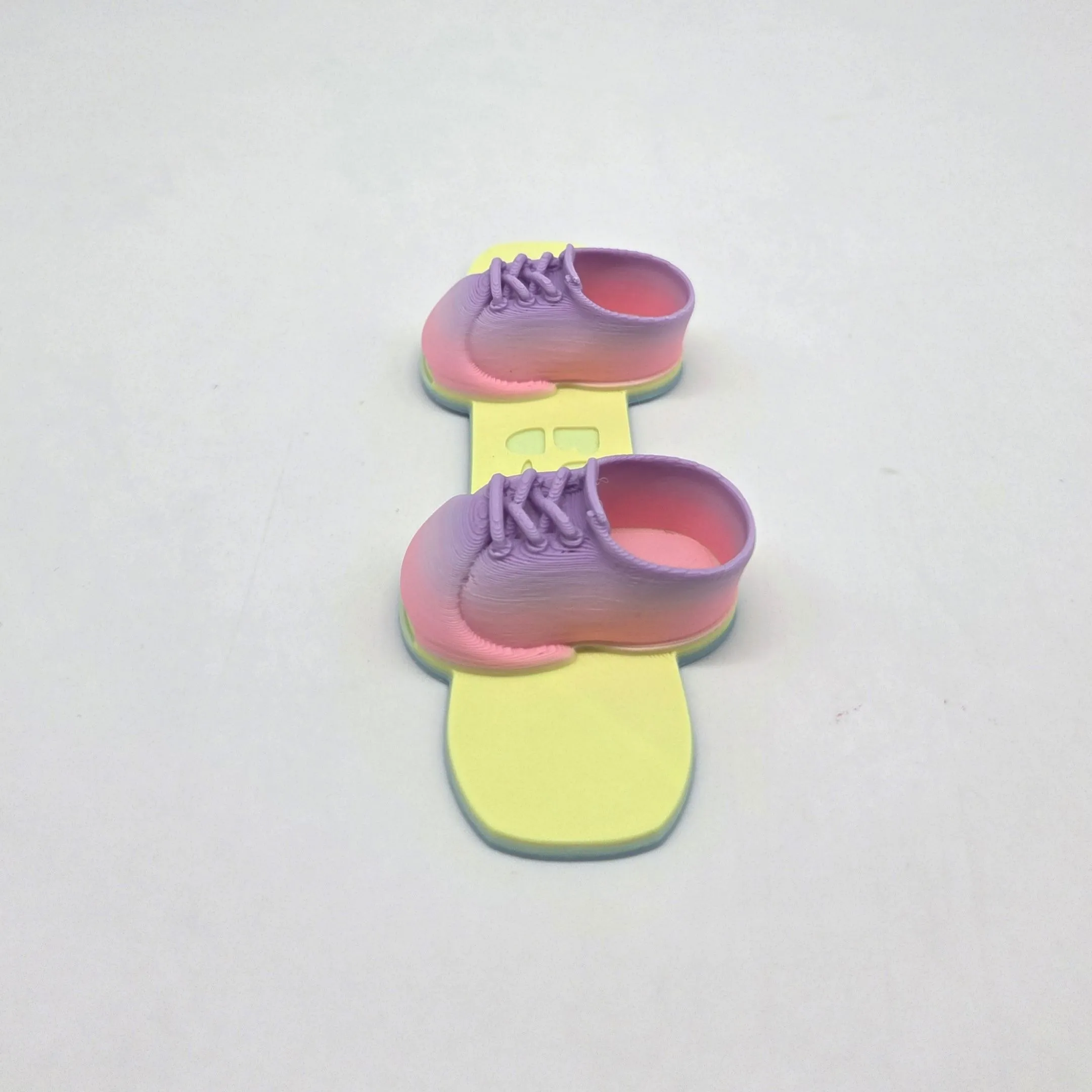 Сноуборд для кукол (Лабубу 17см) цв.жёлто-сиреневый (05) 11,5*4см 281 для кукол | 3