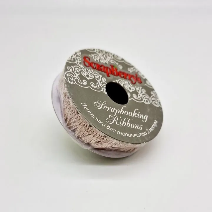 Тесьма хвостики капучино для кукол