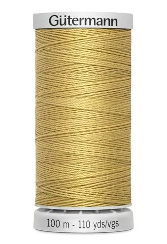 Нить Guetermann супер-крепкая (Extra Strong) M 782 100%п/э цв.бежево-желтый (893) 100м 724033 для кукол | 1