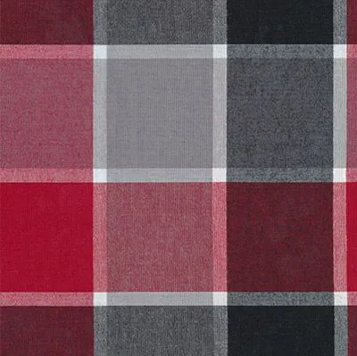 Ткань хлопковая TPC-002 цв.сер/красн/черн (005) 50*48см для кукол | 1