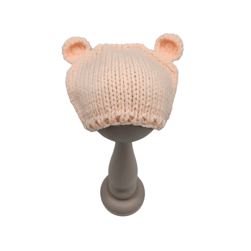 Шапочка ША-40 цв.абрикос, обхват 27см для кукол | 2