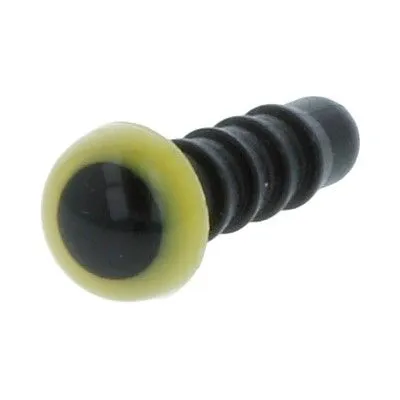 Глаза кристальные с шайбами d-6мм цв.зелёный 2шт. CRE-6 для кукол