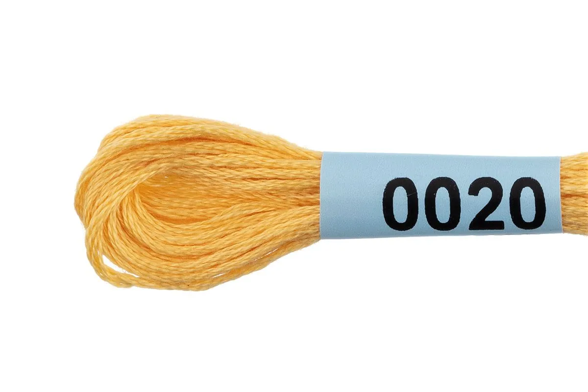 Мулине Gamma цв.№0020 роз-желтый 100% хлопок для кукол | 1