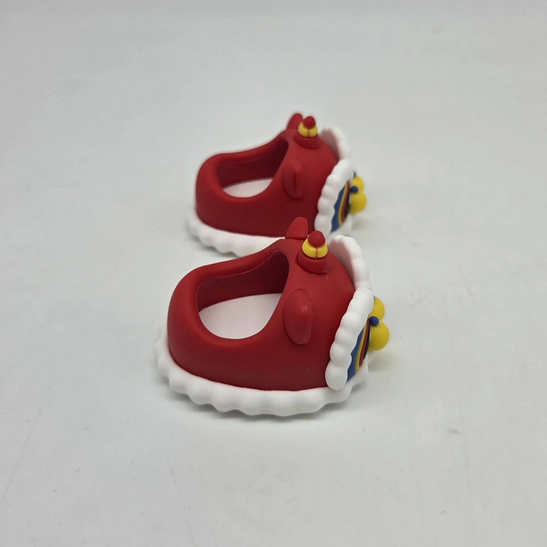 Туфли резиновые Дракон 4,3см цв.красный (15) К-171 для кукол | 2