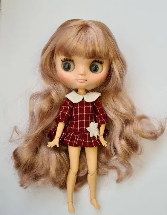 Блайз Миди 20см цвет Нормал волосы Нежно-сиреневые БНС-202 для кукол