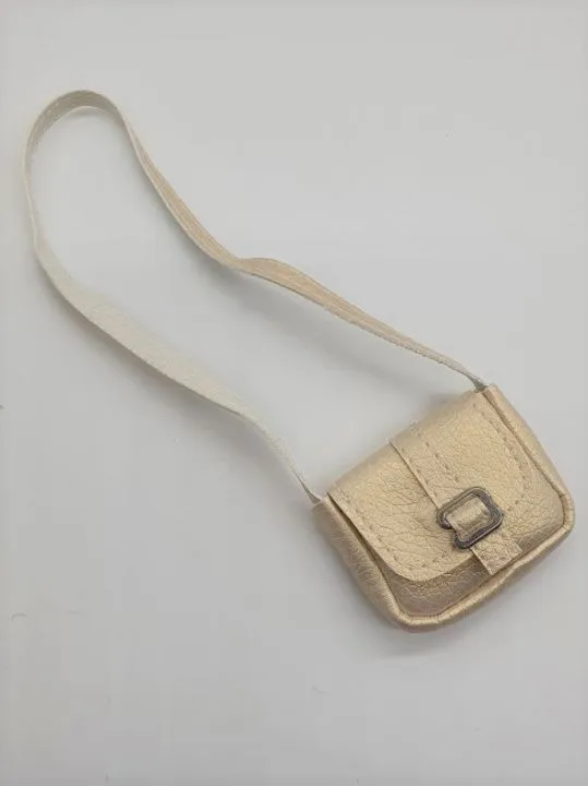 Сумочка С-43 цв.золотистый перламутр (22) для кукол