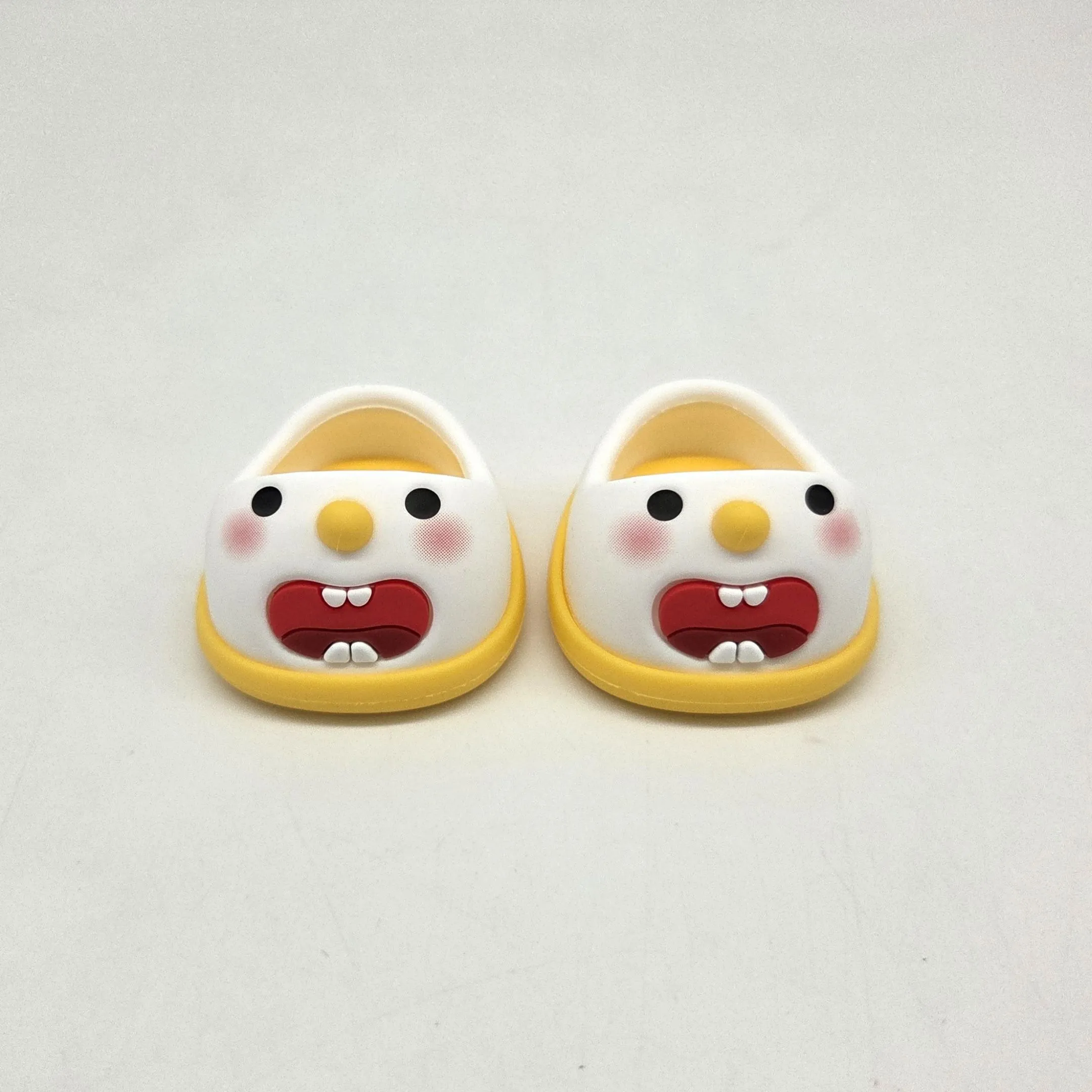 Туфли резиновые Снеговик 4,3см цв.жёлтый (18) К-171 для кукол | 1