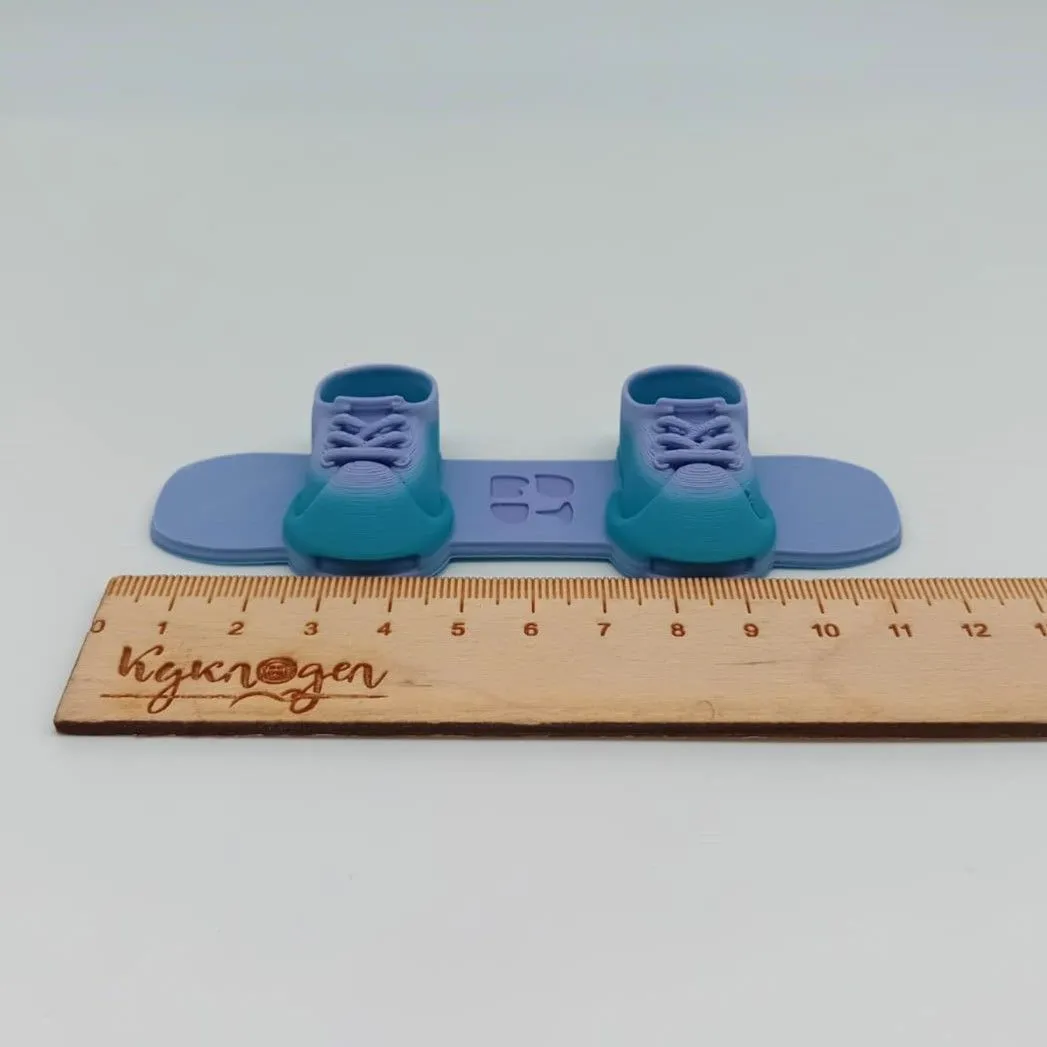 Сноуборд для кукол (Лабубу 17см) цв.сиреневый (04) 11,5*4см 281 для кукол | 3