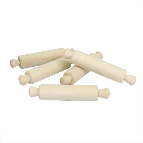 Скалка мини дерево 4,4*1,3см 1 шт. 902887 для кукол | 1