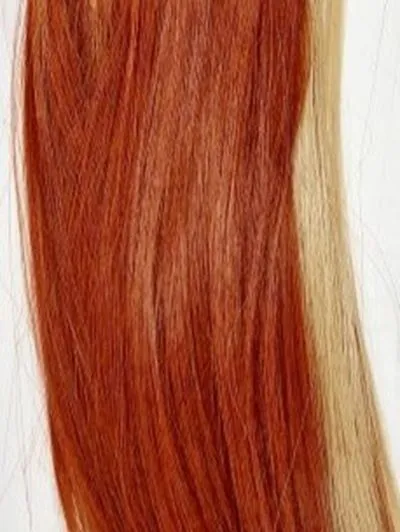 Трессы Т-01 прямые цв.медный/русый (2) 25см для кукол | 2