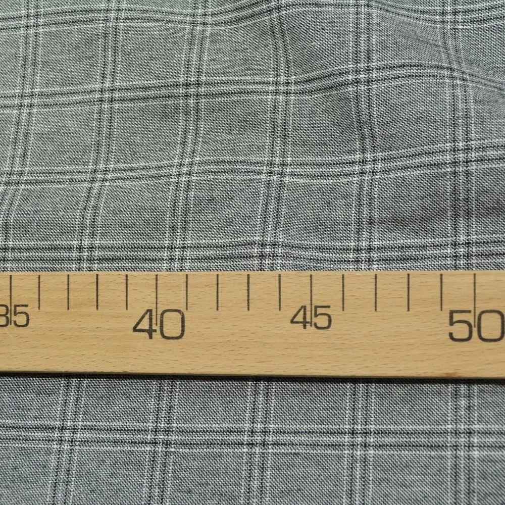 Ткань костюмная хлопок Клетка цв.серый 40*55см Кс-420 для кукол Ткань костюмная хлопок Клетка цв.серый 40*55см Кс-420 для кукол | 2