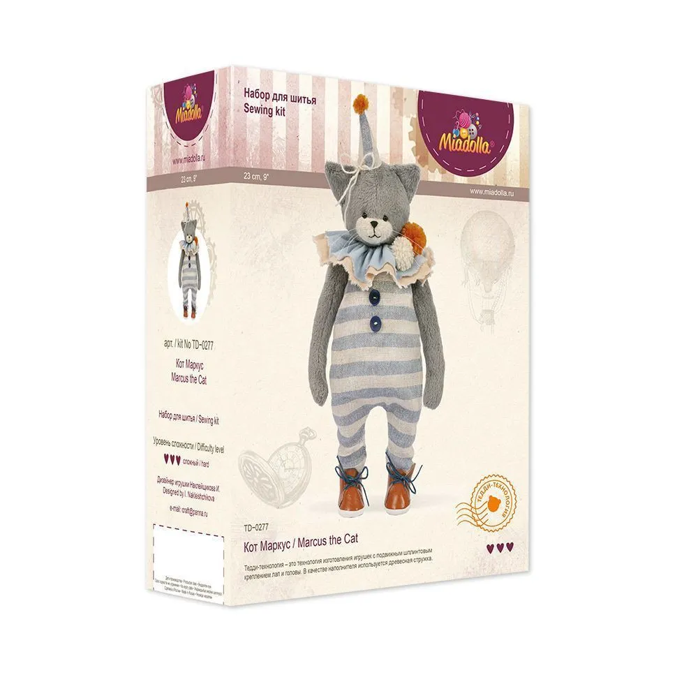 Набор для шитья "Miadolla" TD-0277 Кот Маркус для кукол | 3