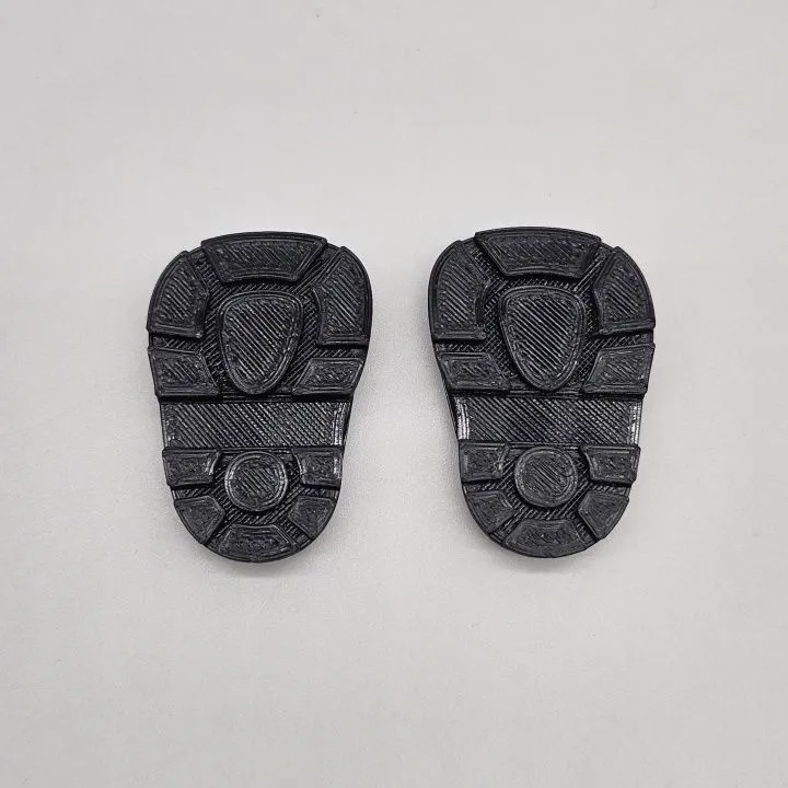 Подошва для обуви MINI MIA 4см 1пара цв.черный для кукол