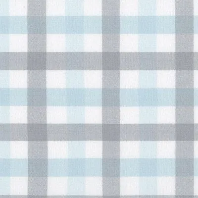 Ткань хлопковая Фланель BROOKLYN PLAID FLANNEL 50*55см SRKF-17261-4 BLUE для кукол | 1