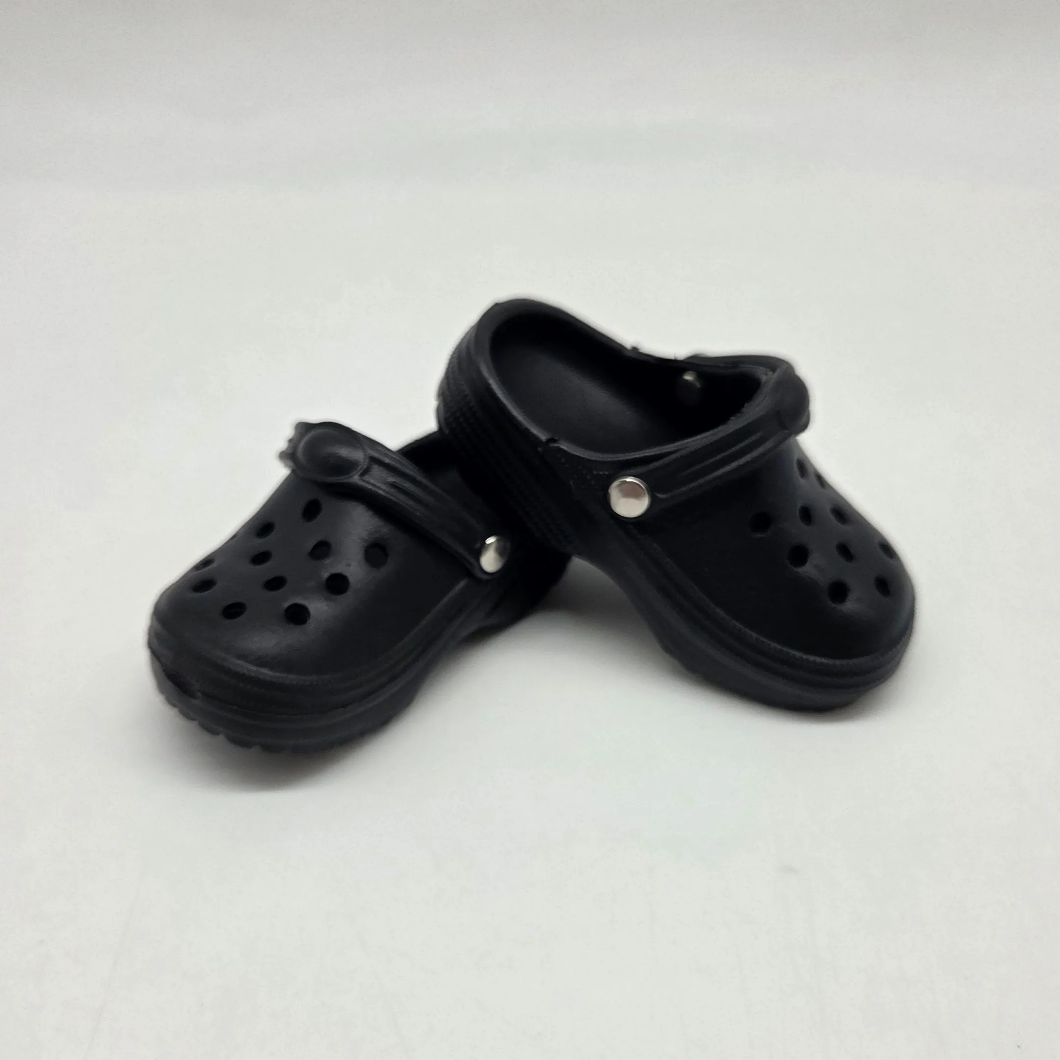 Кроксы 8,3см цв.чёрный (02) К-187 для кукол | 1