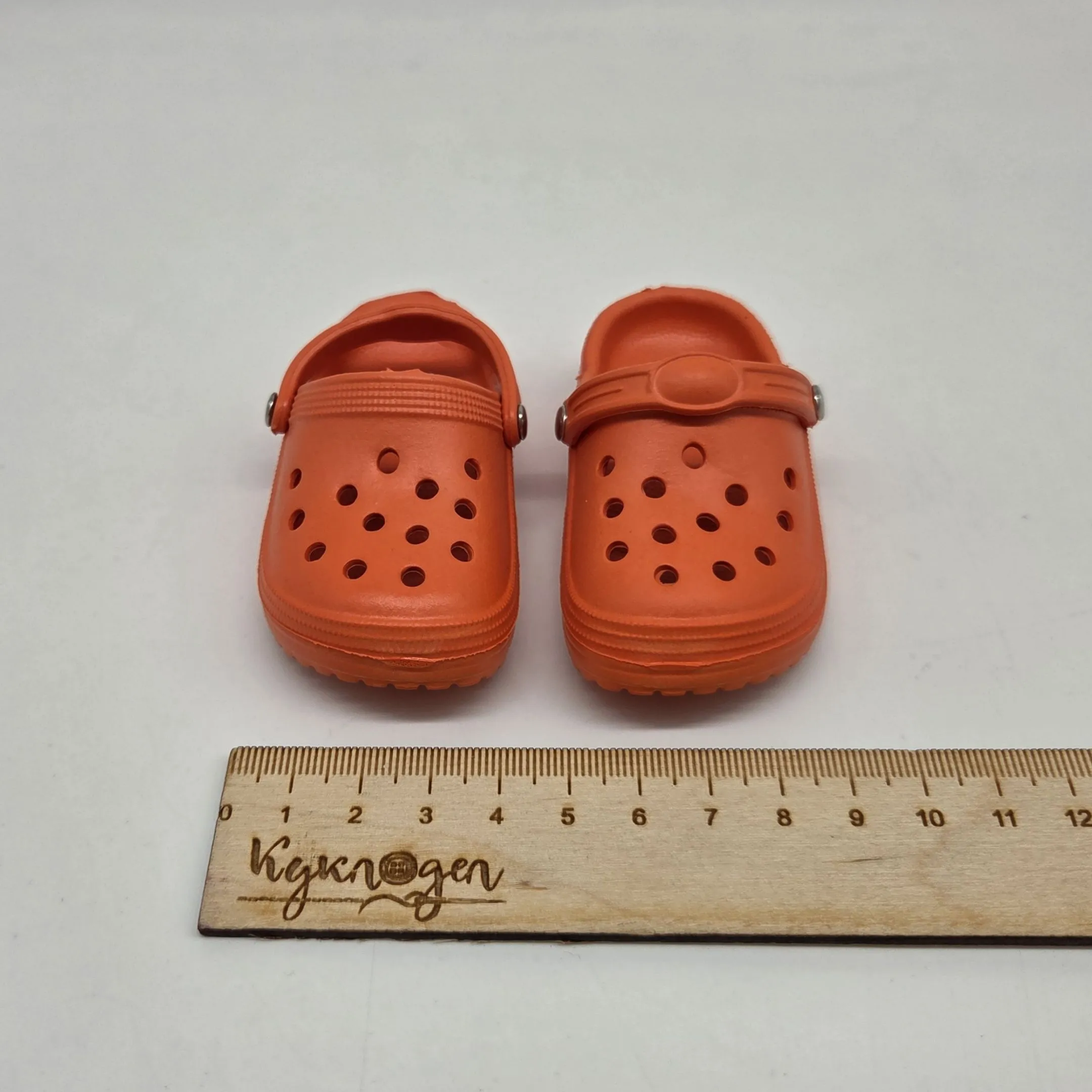Кроксы 8,3см цв.оранжевый (09) К-187 для кукол | 3