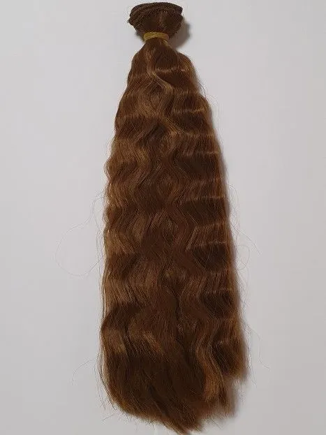 Трессы Гофре Т-59 цв.каштан (С12) 25см для кукол