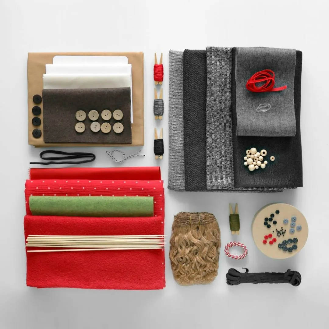 Набор Бычок и Коровка БЕЗ ОБУВИ  и ВОЛОС Школа Т.Коннэ для кукол | 1