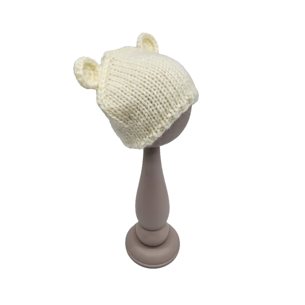 Шапочка ША-40 цв.молочный, обхват 27см для кукол | 2