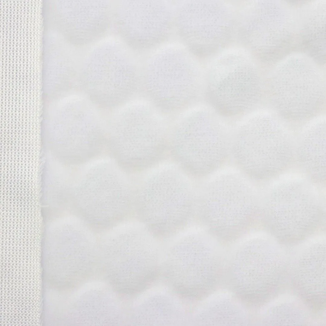 Плюш Шарики 45*50см цв.белый, ворс 2,5мм 617781 для кукол | 1