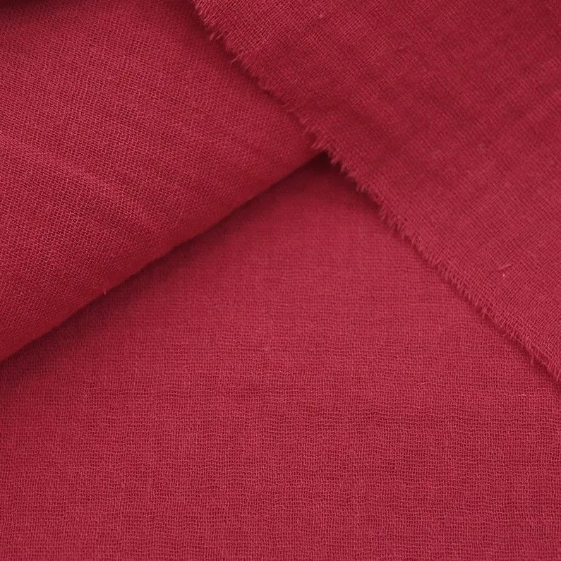 Муслин двухслойный цв.малиновый 15*140см 28002 для Мексиканки для кукол | 1