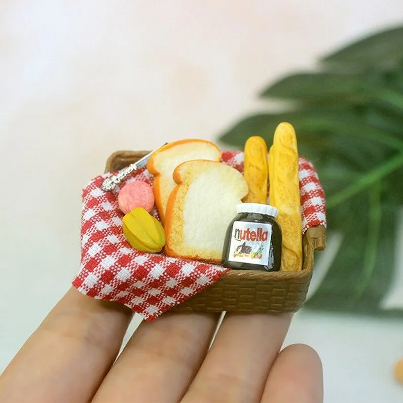 Набор для завтрака/Нутелла, тосты (неподвижный) НЗ-02 для кукол | 1