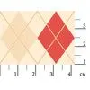 Ткань хлопковая Новогодние чудеса 37*50см цв.красный под золото НЧ-13 для кукол | 1