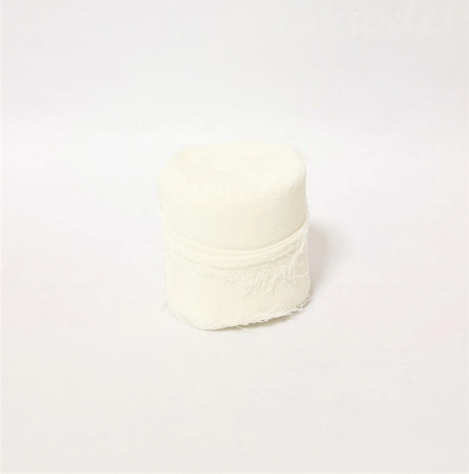 Тесьма шелковая матовая для Тедди 4см 1метр цв.ваниль ТД-1 для кукол | 1