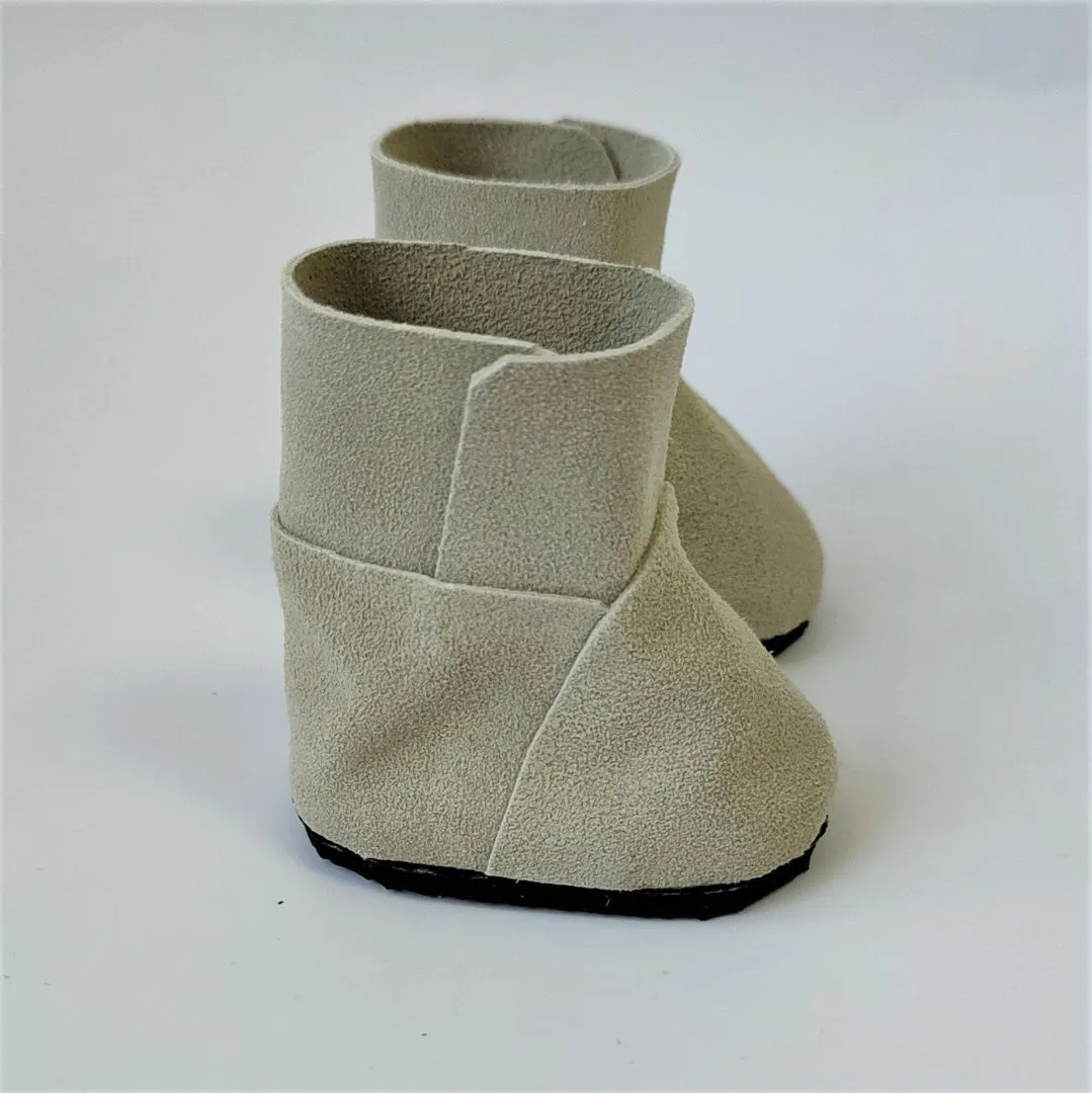 Сапожки С-99 замша цв.серо-бежевый 5,5см для кукол | 1