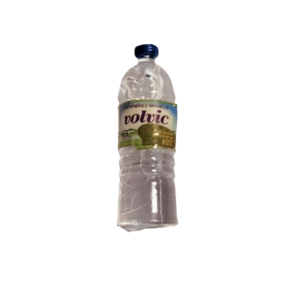 Миниатюра Бутылочка Volvic 3*1см для кукол | 1