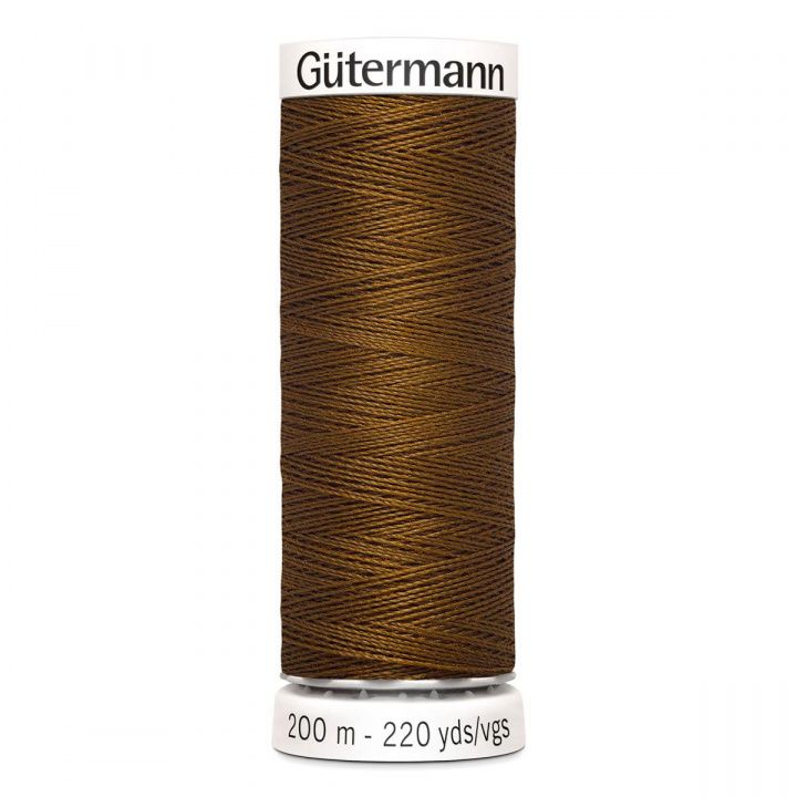 Нить Gutermann Sew-all 100%п/э цв.грецкий орех (019) 200м 748277 для кукол