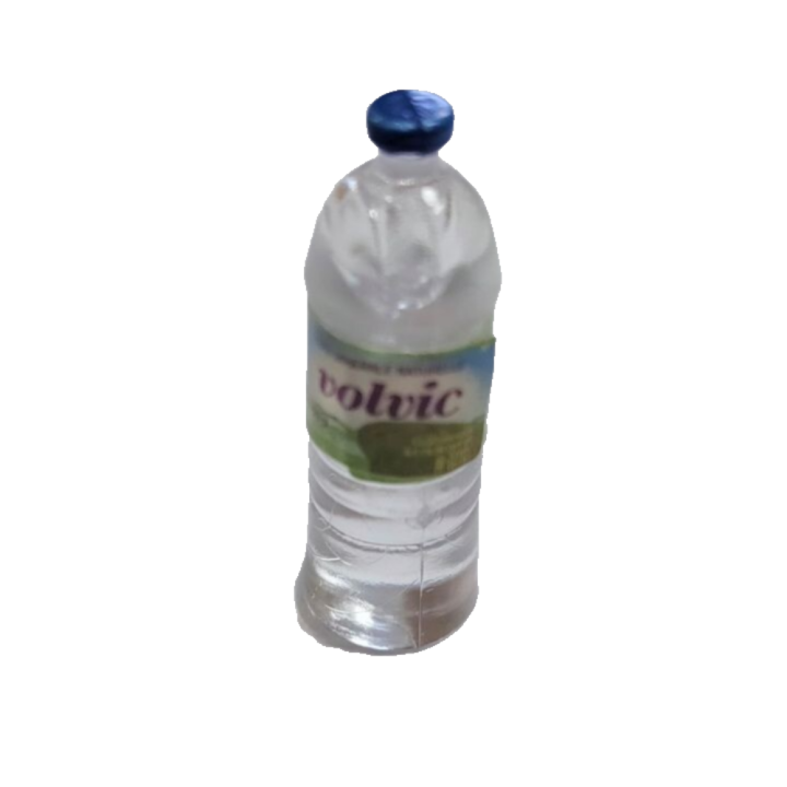 Миниатюра Бутылочка Volvic 3*1см для кукол