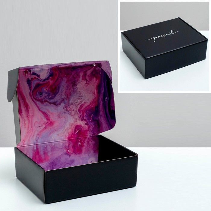 Коробка двухсторонняя складная «Present» 27*21*9см 5112870 для кукол