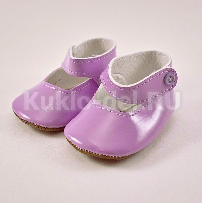 Туфельки 65 сирень 4см для кукол
