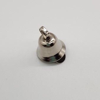 Колокольчики 1,4см цв.серебро 10шт. 1364523 для кукол