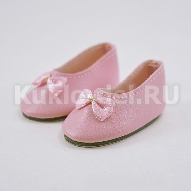 Туфельки 61 цв.розовый (1396) 5см для кукол