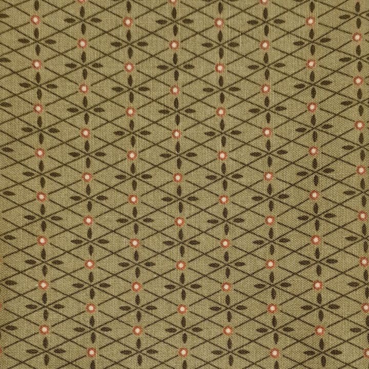 Ткань хлопок Гутерманн 45*48см цв.хаки 25592 для кукол